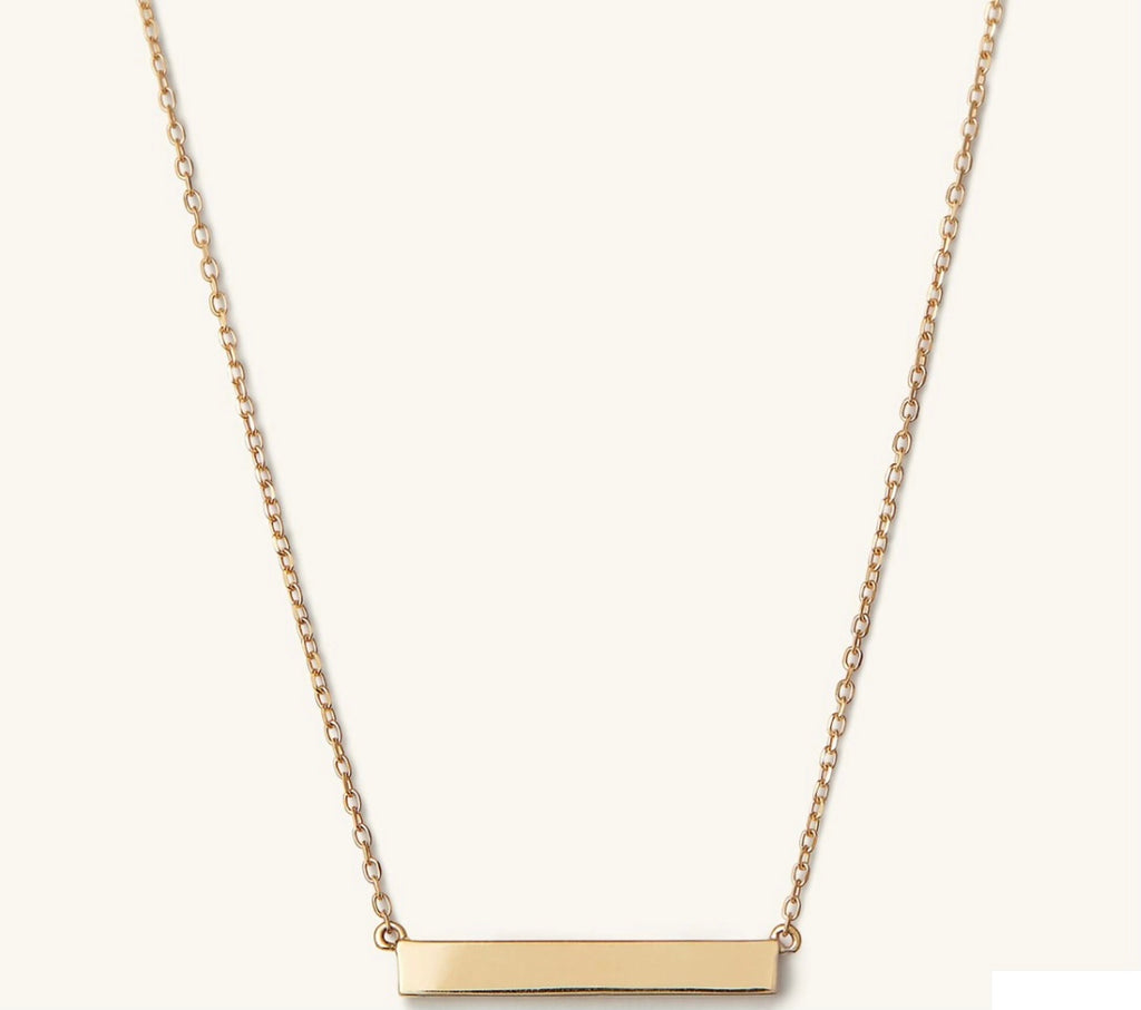 Gold Bar Necklace