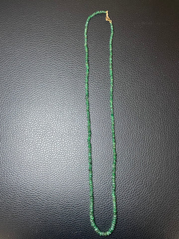 Emerald Bead Necklace