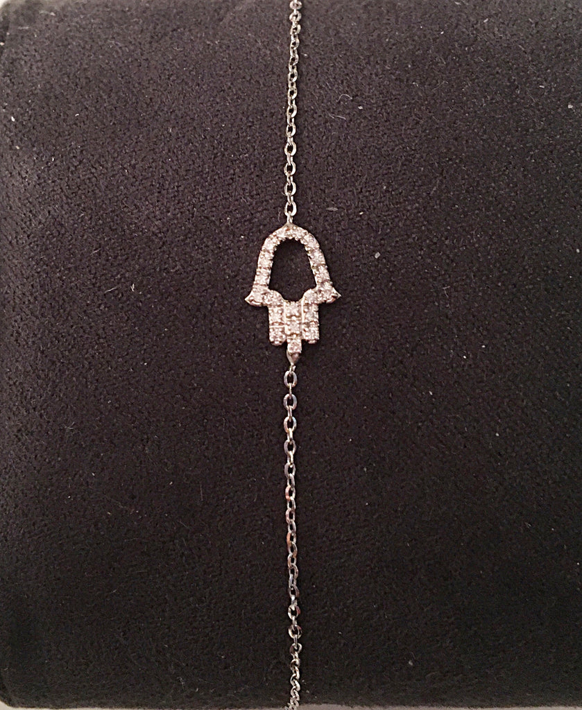 Diamond Hamsa Bracelet