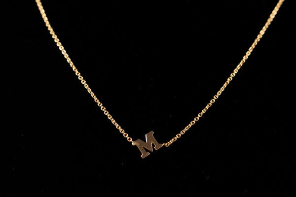 Gold Initial Necklace