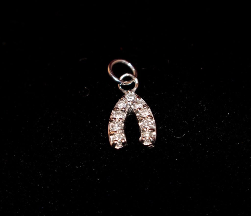 Diamond Wishbone Pendant